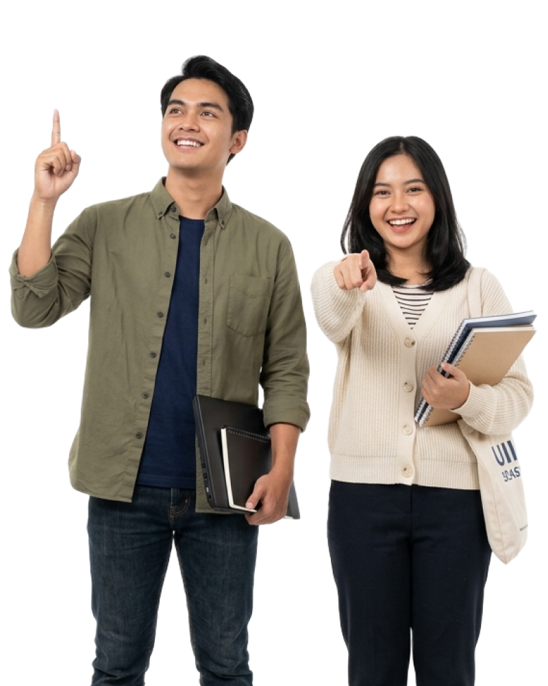 Students Pointing